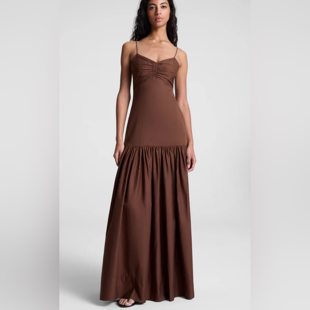 A.L.C. Harper Dress in Chocolate Brown - Picture 3 of 9